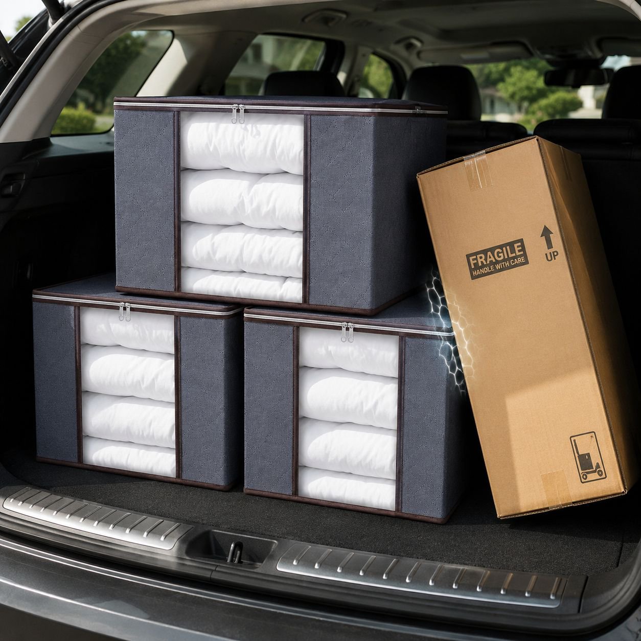 Moisture proof large storage bin for home use