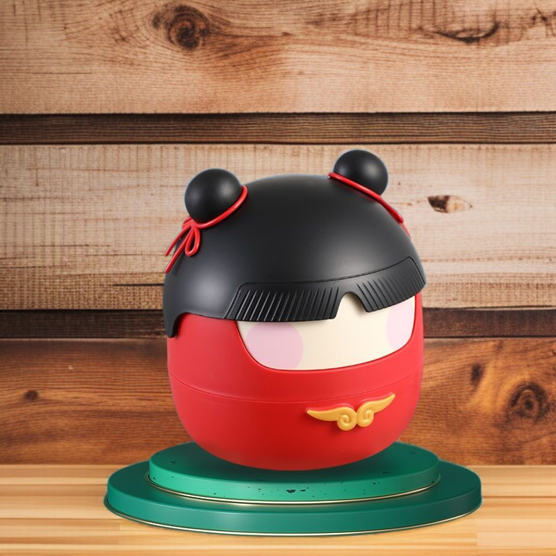 큐티 탁상용 미니 휴지통 수납함 전면 모습