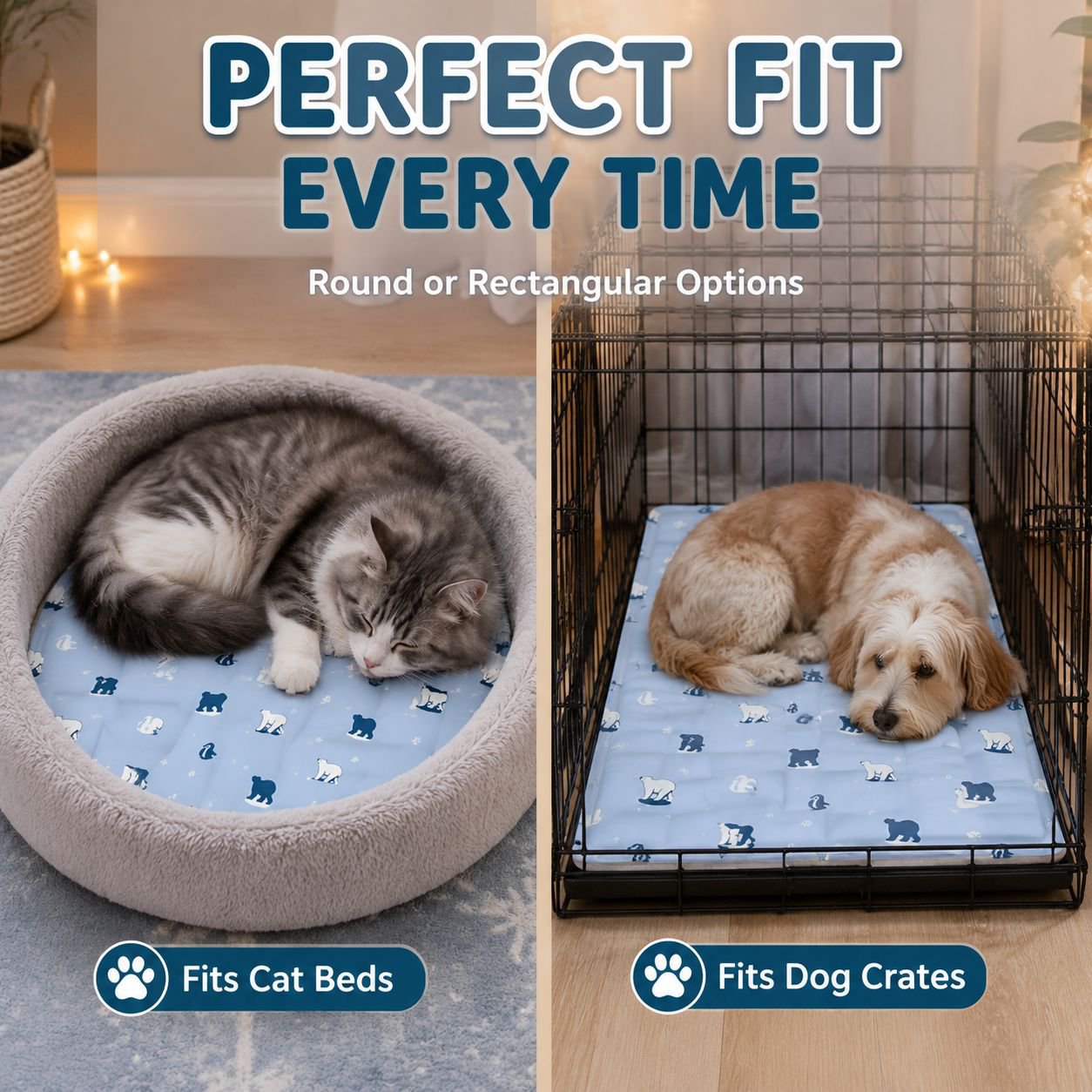 Summer Pet Cooling Mat for Cats and Dogs