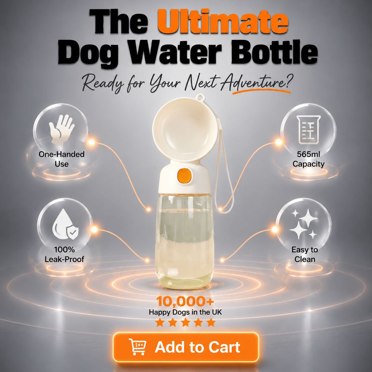 Portable Pet Dog Travel Water Bottle