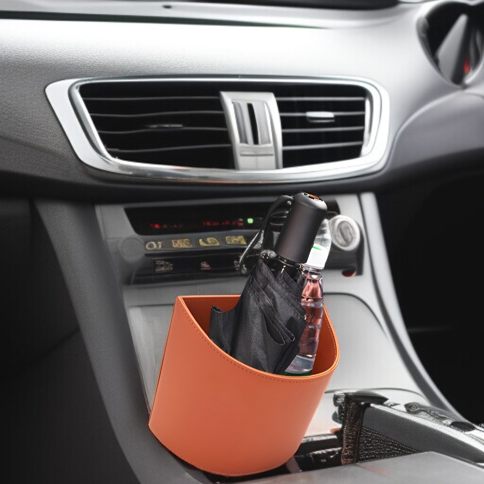 Auto-Mülleimer, Auto-Innenraum vorne hängende Auto-Regenschirm-Aufbewahrungsbox, Aufbewahrungsbox, M