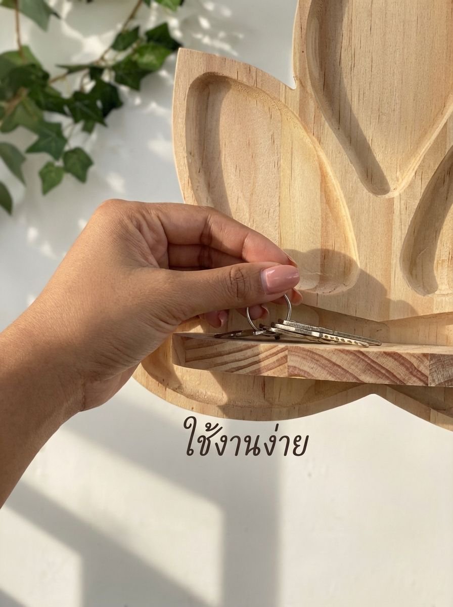 ชั้นวางของไม้เนื้อแข็งทนทาน