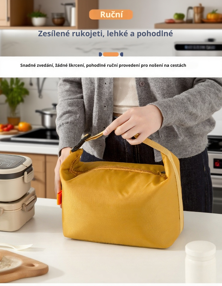 Stylový měkký obědový box pro každodenní použití