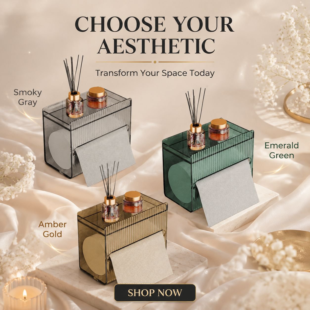 New Luxury Acrylic Tissue Box