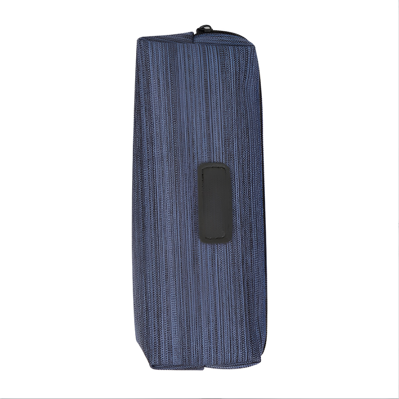  オックスフォード生地のミニマルペンポーチ