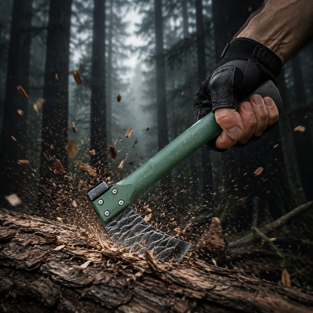 Integrierte Ingenieur-Camping-Handaxt, multifunktional, rutschfest und verschleißfest