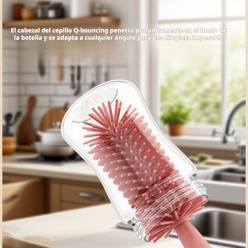 Cepillo de limpieza multifuncional 3 en 1 para biberones y pajillas