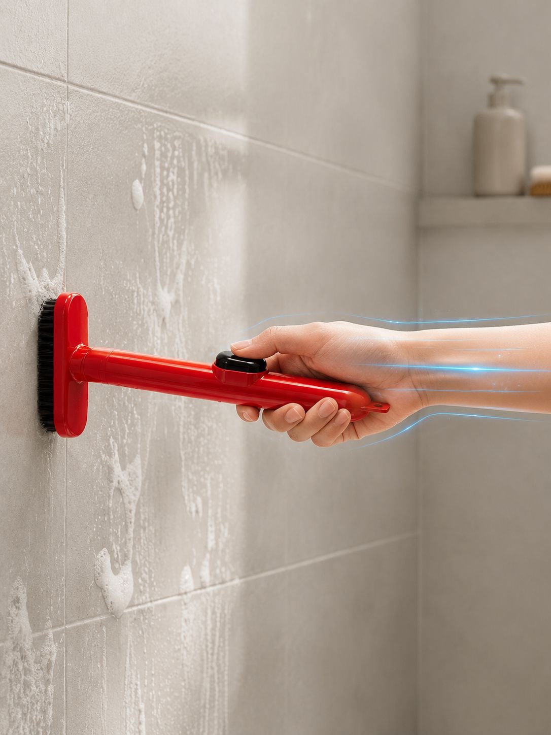 Accesorio de limpieza para baño fácil de usar