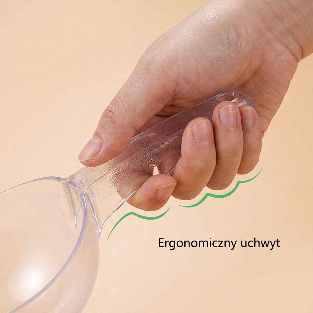 Zagęszczona łyżka do lodu z tworzywa sztucznego PS