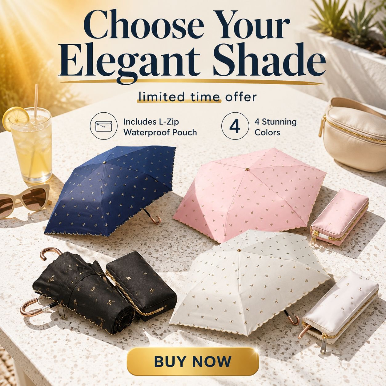 Portable Ultra-light Foldable Sun Umbrella