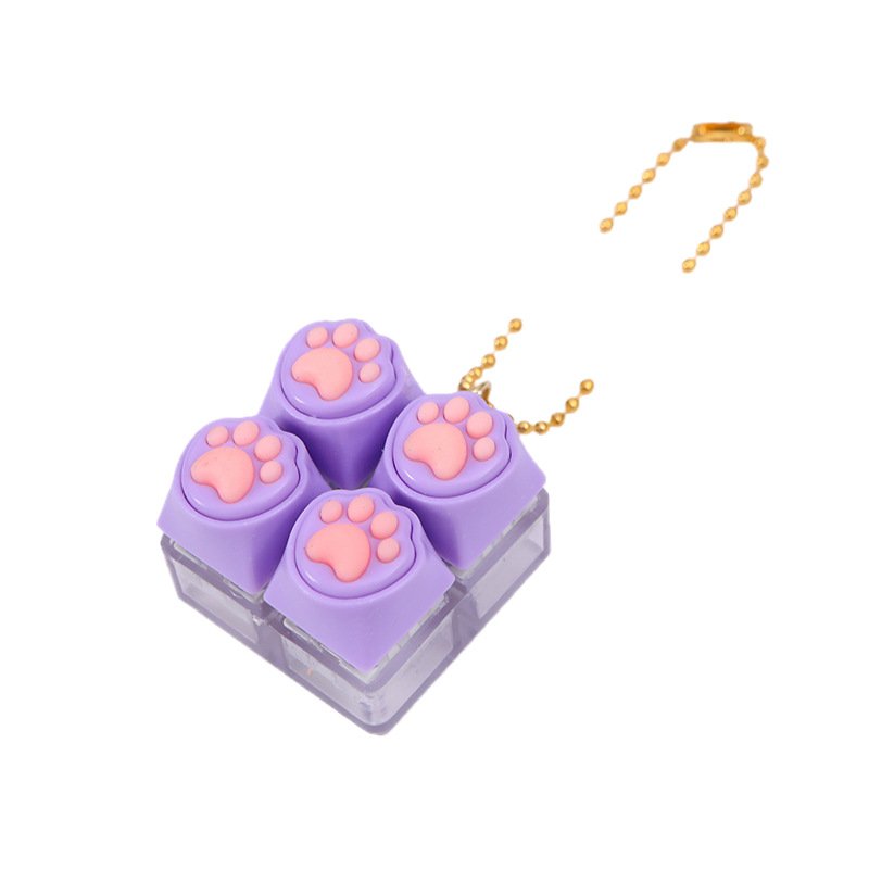 可愛貓爪解壓神器矽膠按鍵