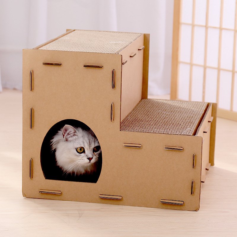 ペット用多層段ボール猫ハウス