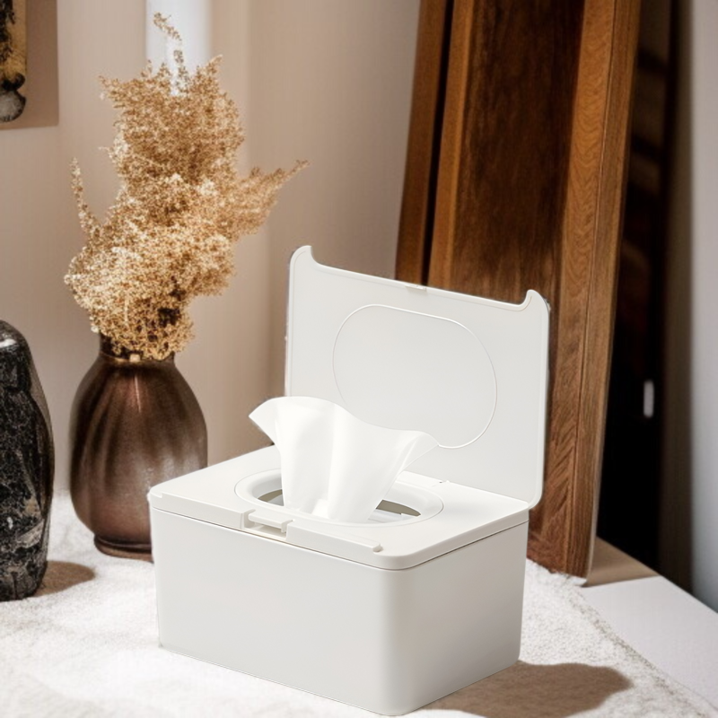 自動ポップアップ機能付きティッシュボックス