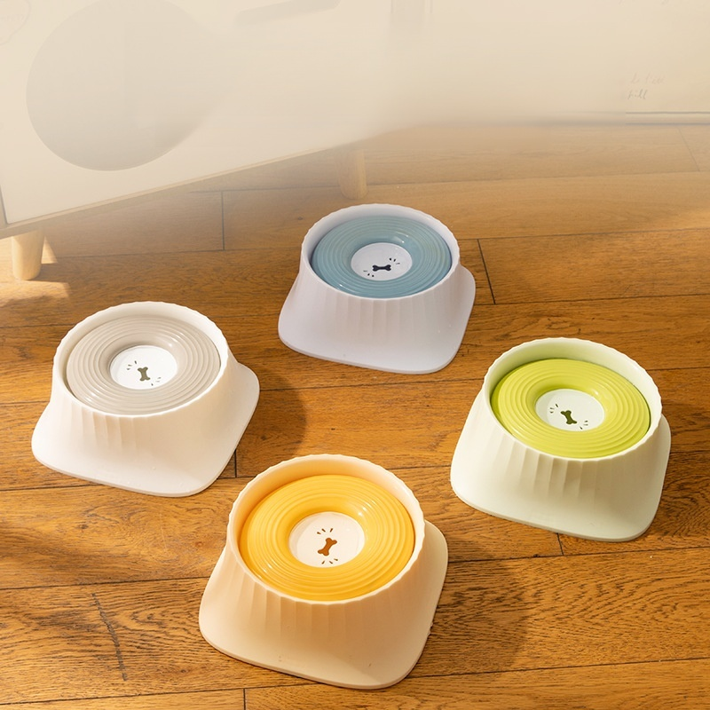 물튀김 방지, 젖은 입 방지, 부유식 반려동물 밥그릇