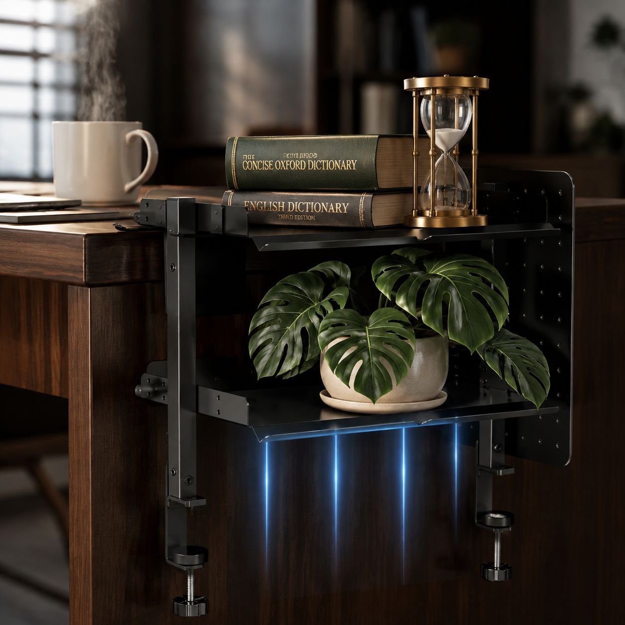 JMY-DIY Storage Trend: DIY Desktop Storage Rack, Upgraded Desktop Shelf, Desk Storage Rack, Home Mul