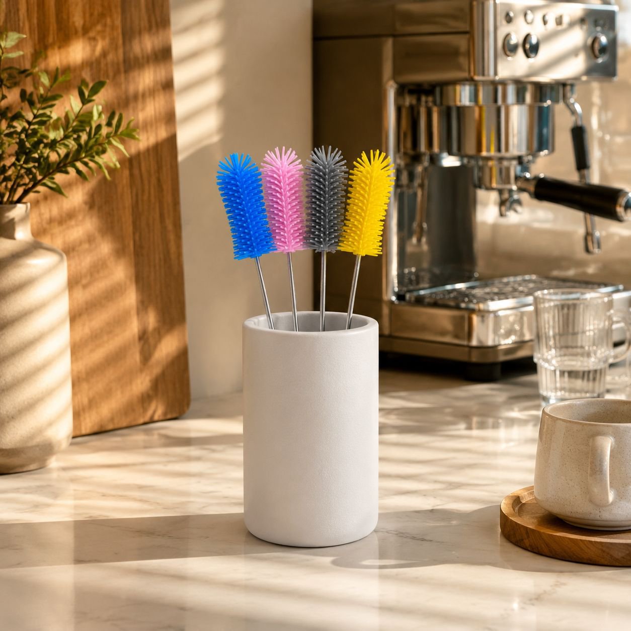 Innovative Stainless Steel Rotating Cleaning Brush