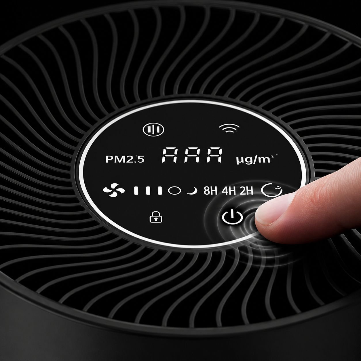 Advanced air purifier with app connectivity