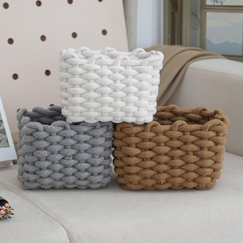 Cotton Rope Woven Storage Bin