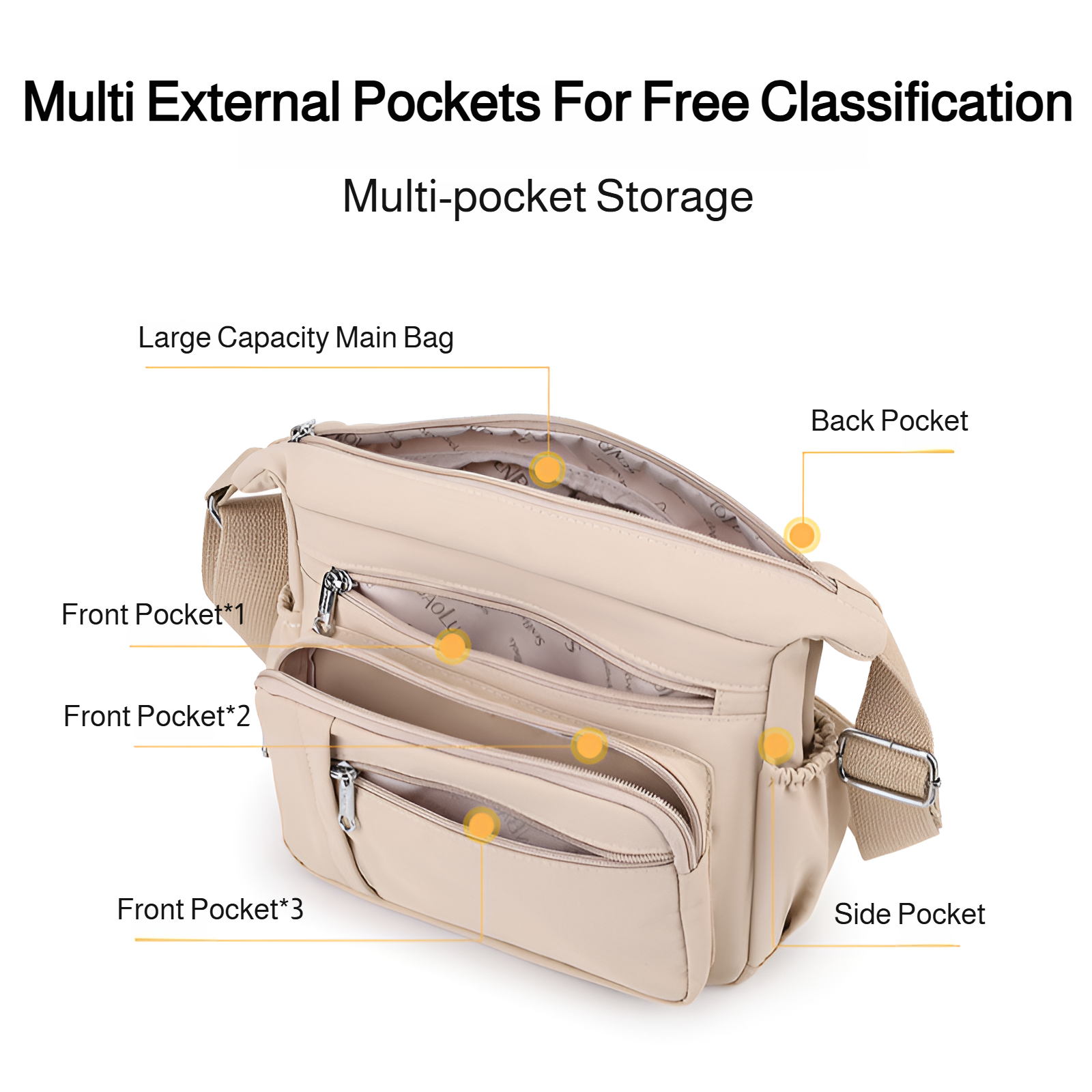 簡約時尚女士斜跨包