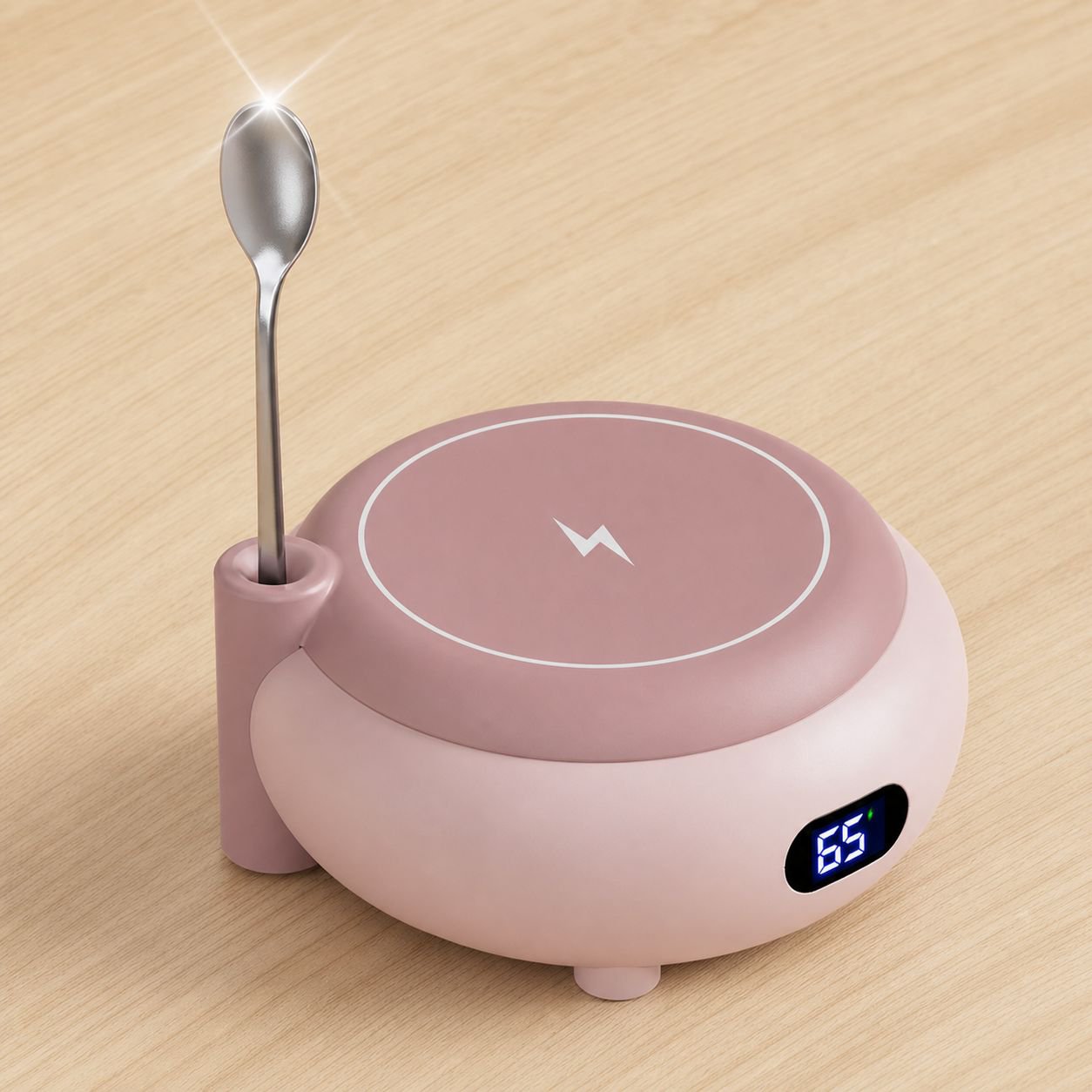 Intelligenter Desktop-Thermobecher mit konstanter Wärme und kabellosem Laden