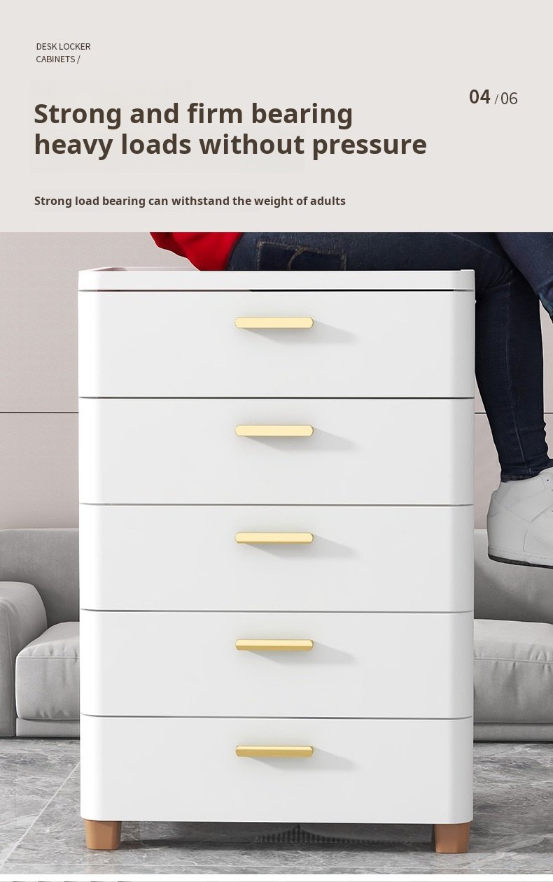 Compact vertical cabinet for living room