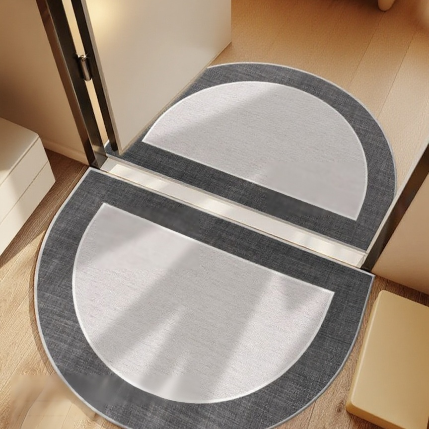 반원형 미끄럼 방지 먼지 제거 입구 발판 전체 이미지