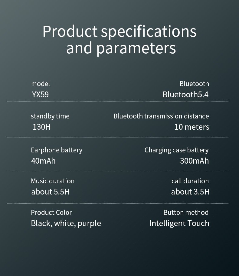 Clip-on earbuds with charging case