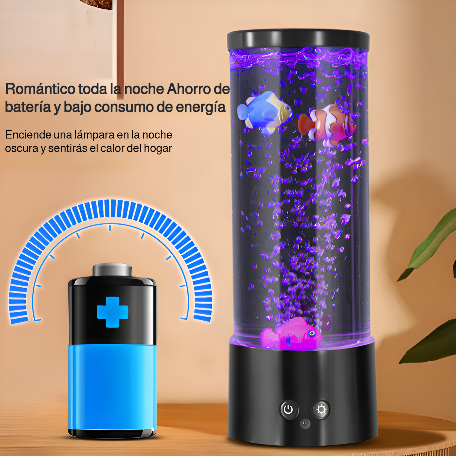 Lámpara de diseño creativo iluminando una habitación moderna