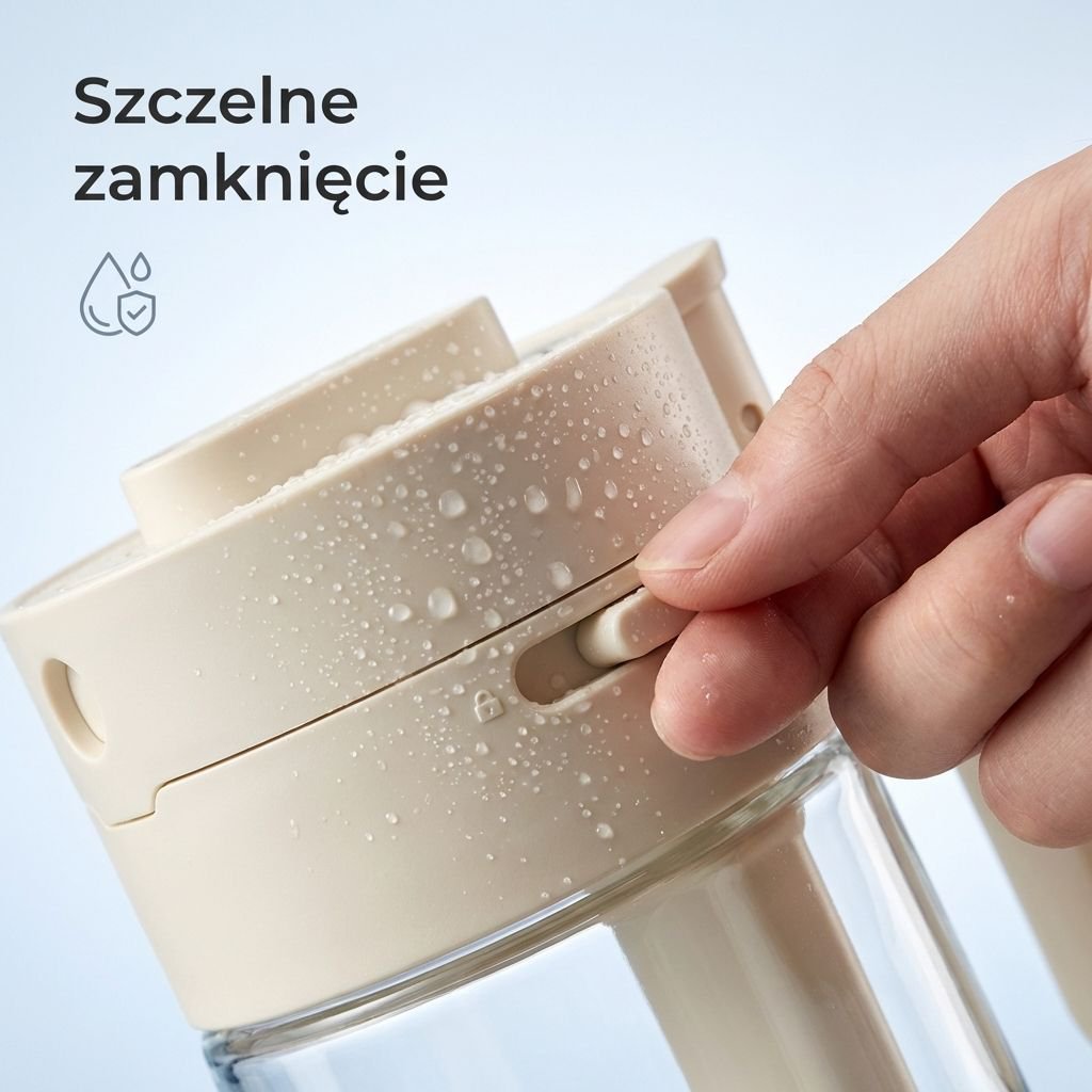 Japońska łyżka do przypraw oddziela butelkę z przyprawami