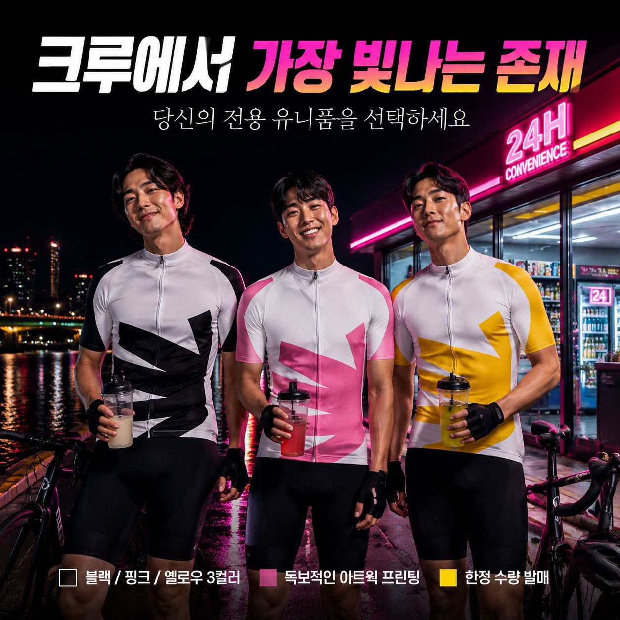 남자 반팔 바이커