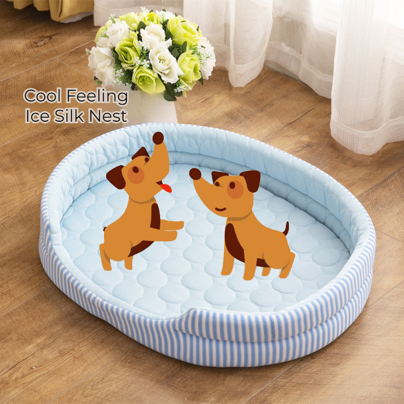 Cooling Ice Silk Pet Mat for Cats and Dogs