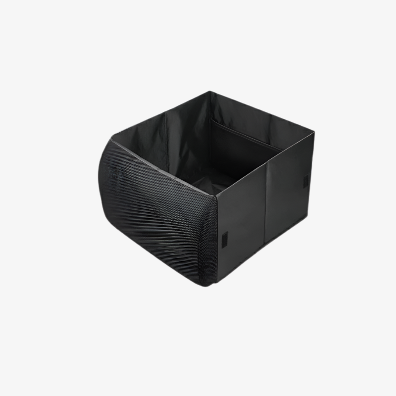 腰サポート付きカーオーガナイザーのクローズアップ