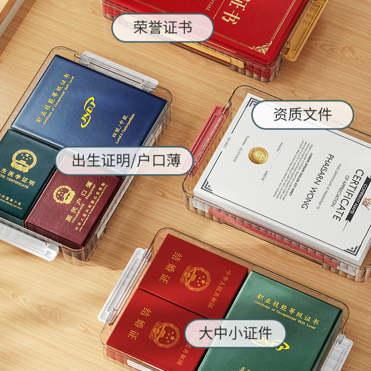 Transparent Desktop Storage Box for Home Use