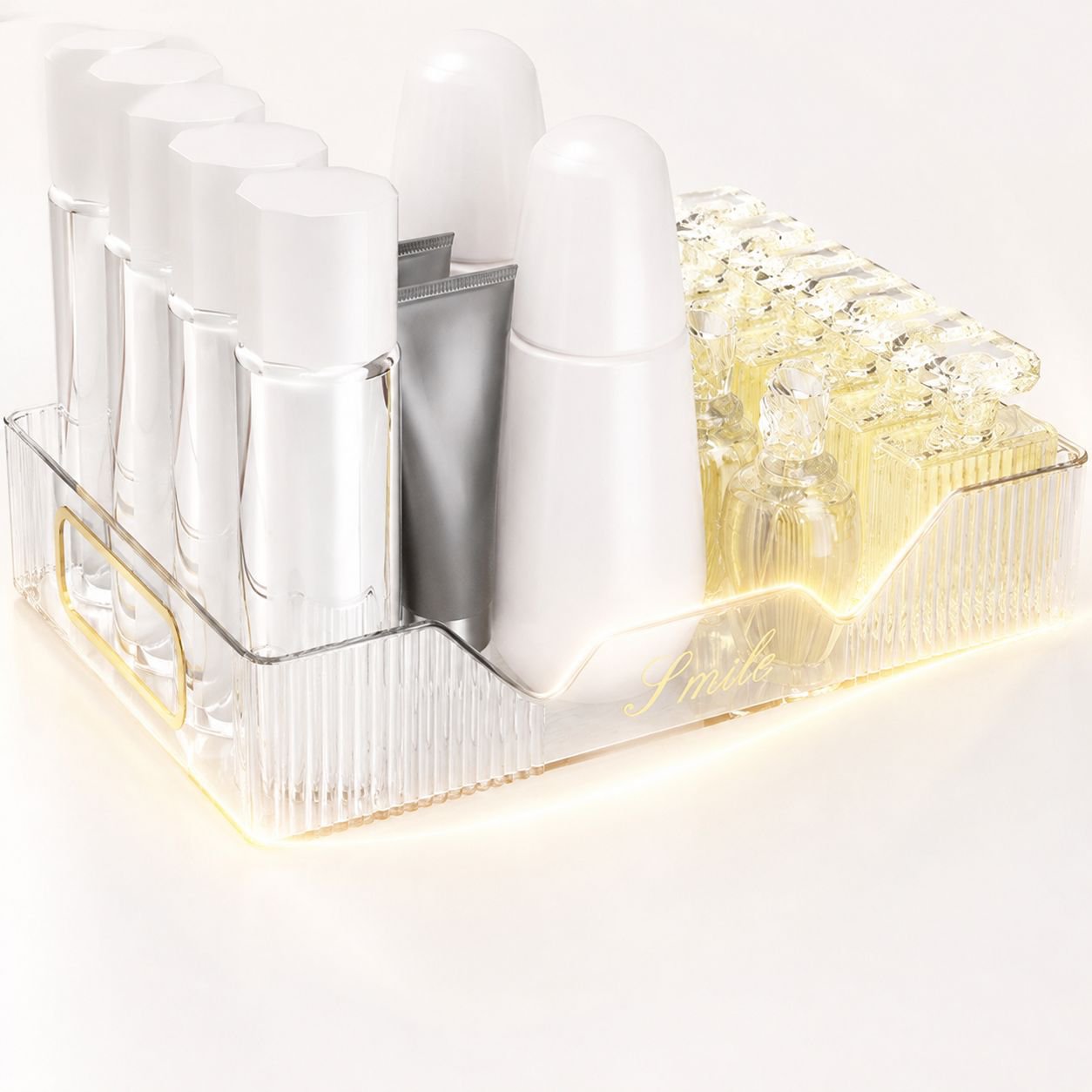 Bathroom organizer for makeup and toiletries