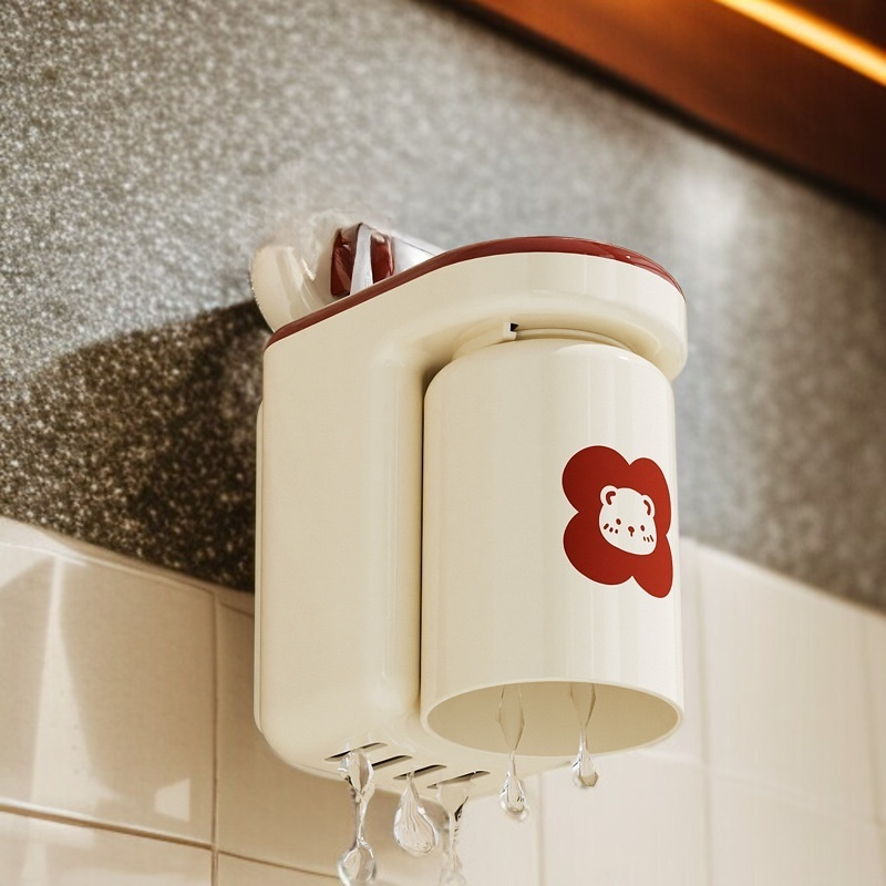 욕실용 양치컵 수납컵걸이 선반