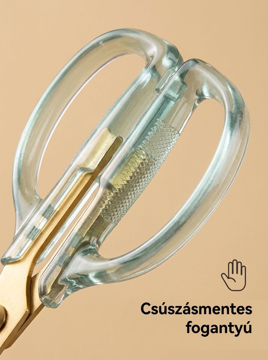 Konyhai olló éles pengével hús vágásához