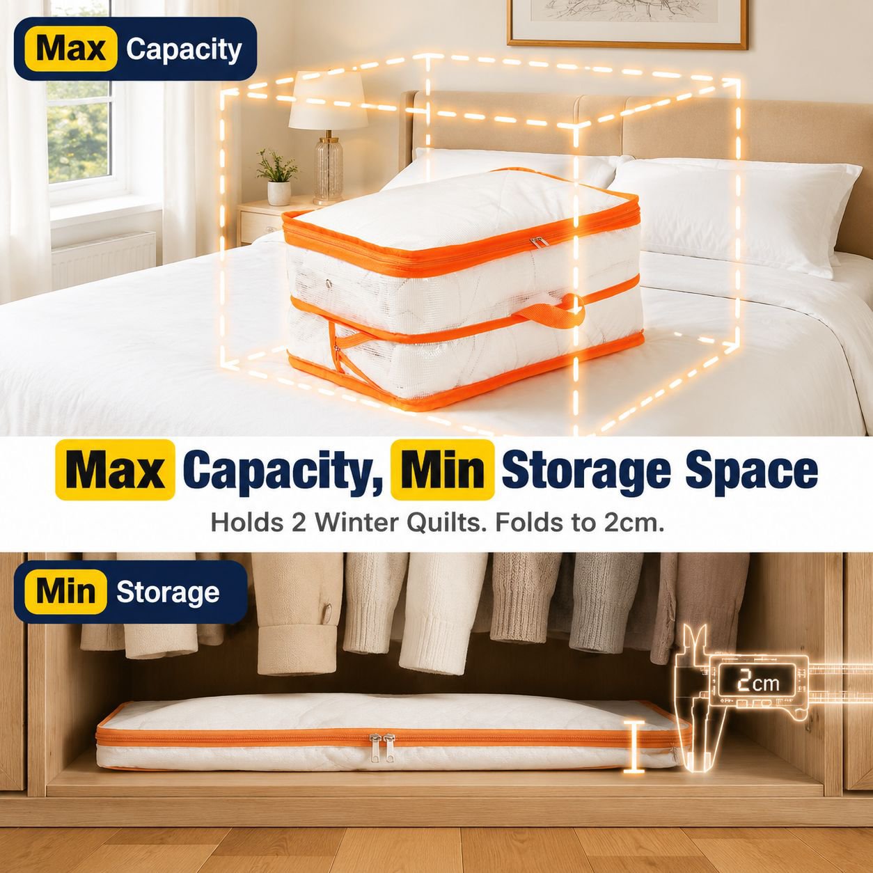 Large Capacity Portable Clothes Compression Storage Bag