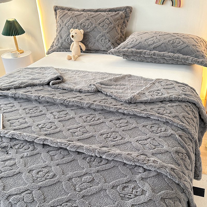 ผ้าห่มขนหนูคอรัลแฟลนเนลหนาพิเศษ