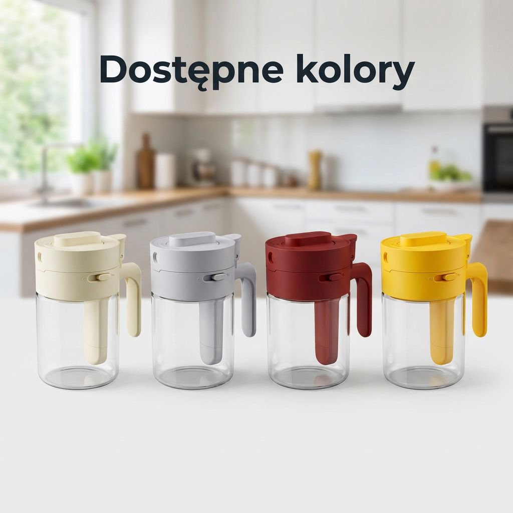 Japońska łyżka do przypraw oddziela butelkę z przyprawami