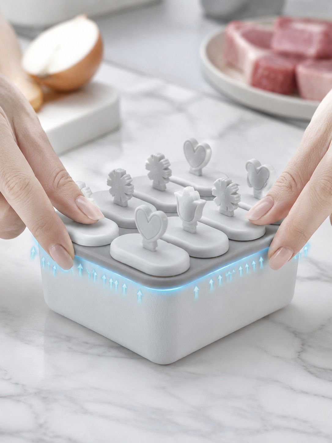 DIY popsicle moulds for creative frozen treats