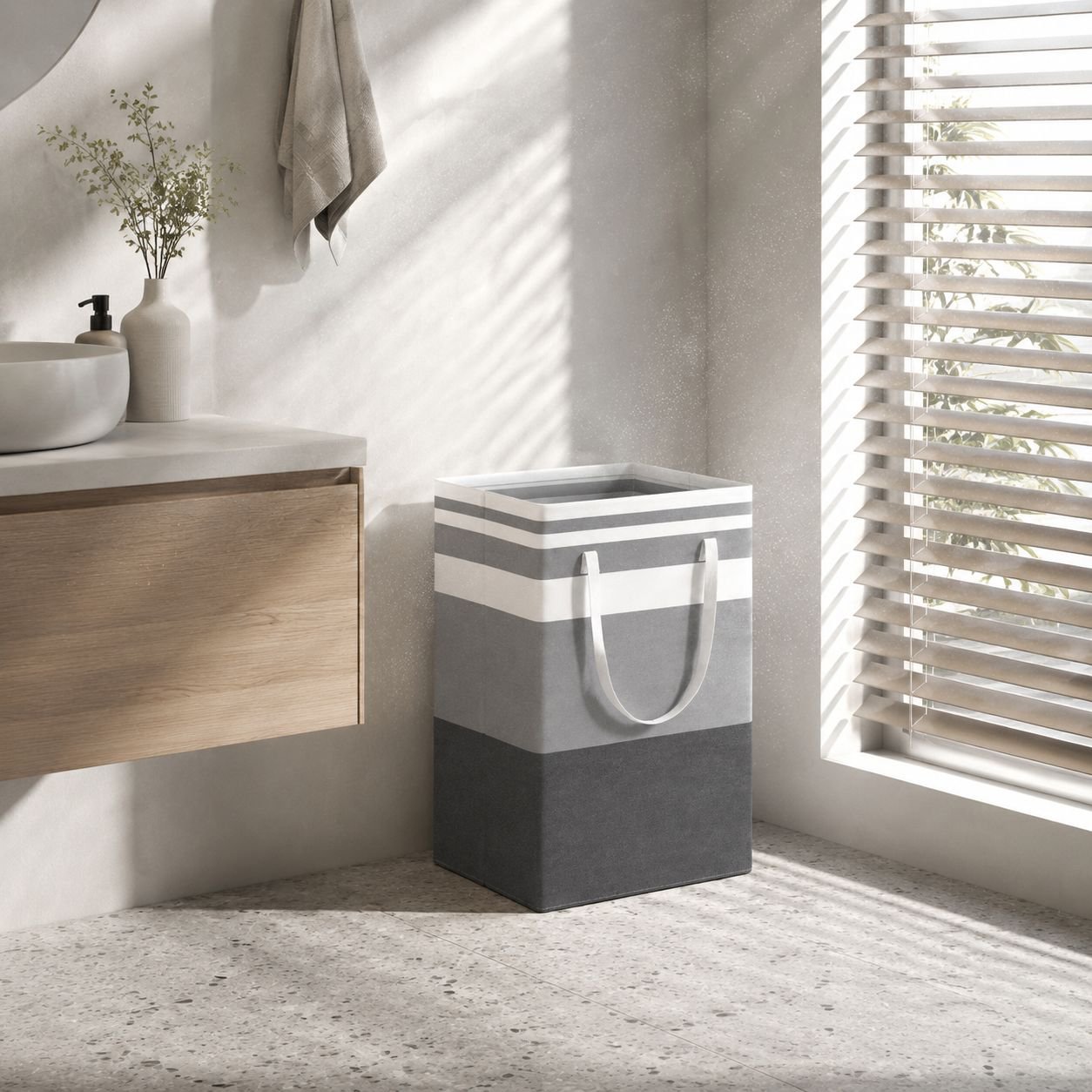 Panier à linge en tissu pour chambre d'enfant