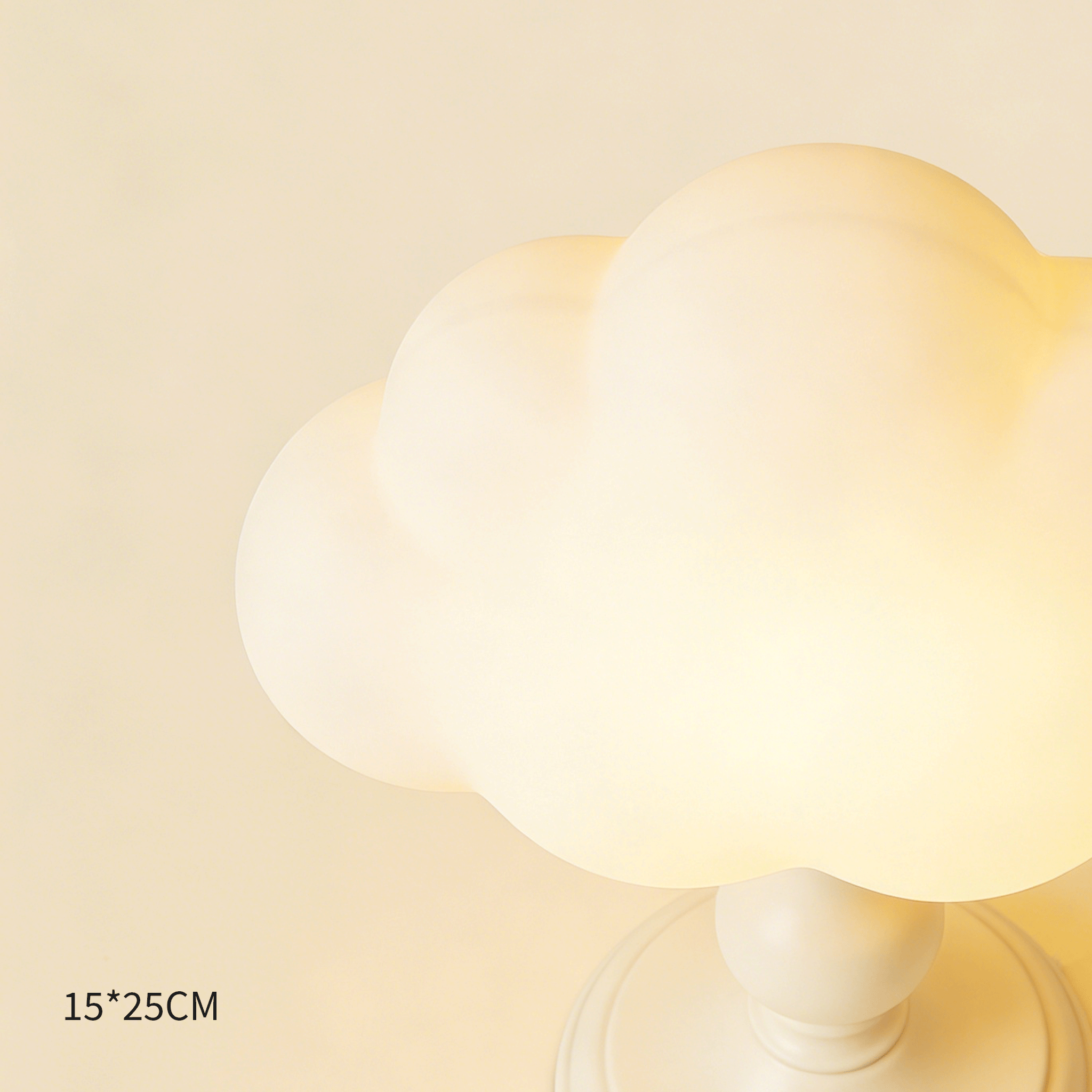 ไฟกลางคืนเมฆสีขาวประดับห้องน่ารัก