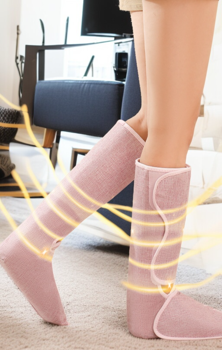 Massage relaxant des jambes avec technologie avancée