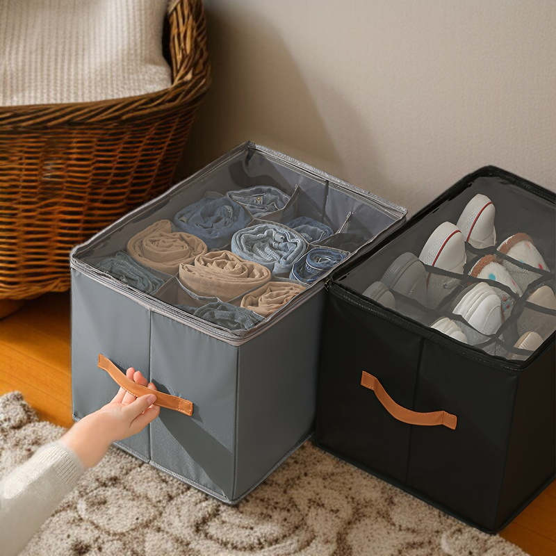 신발과 의류를 함께 보관하는 수납 케이스