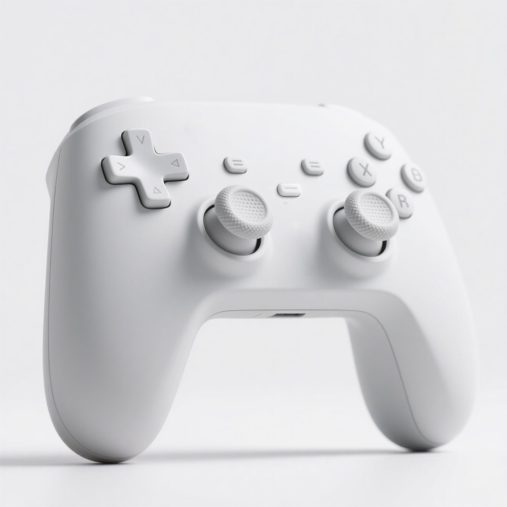 Kompaktní silikonový herní ovladač zblízka