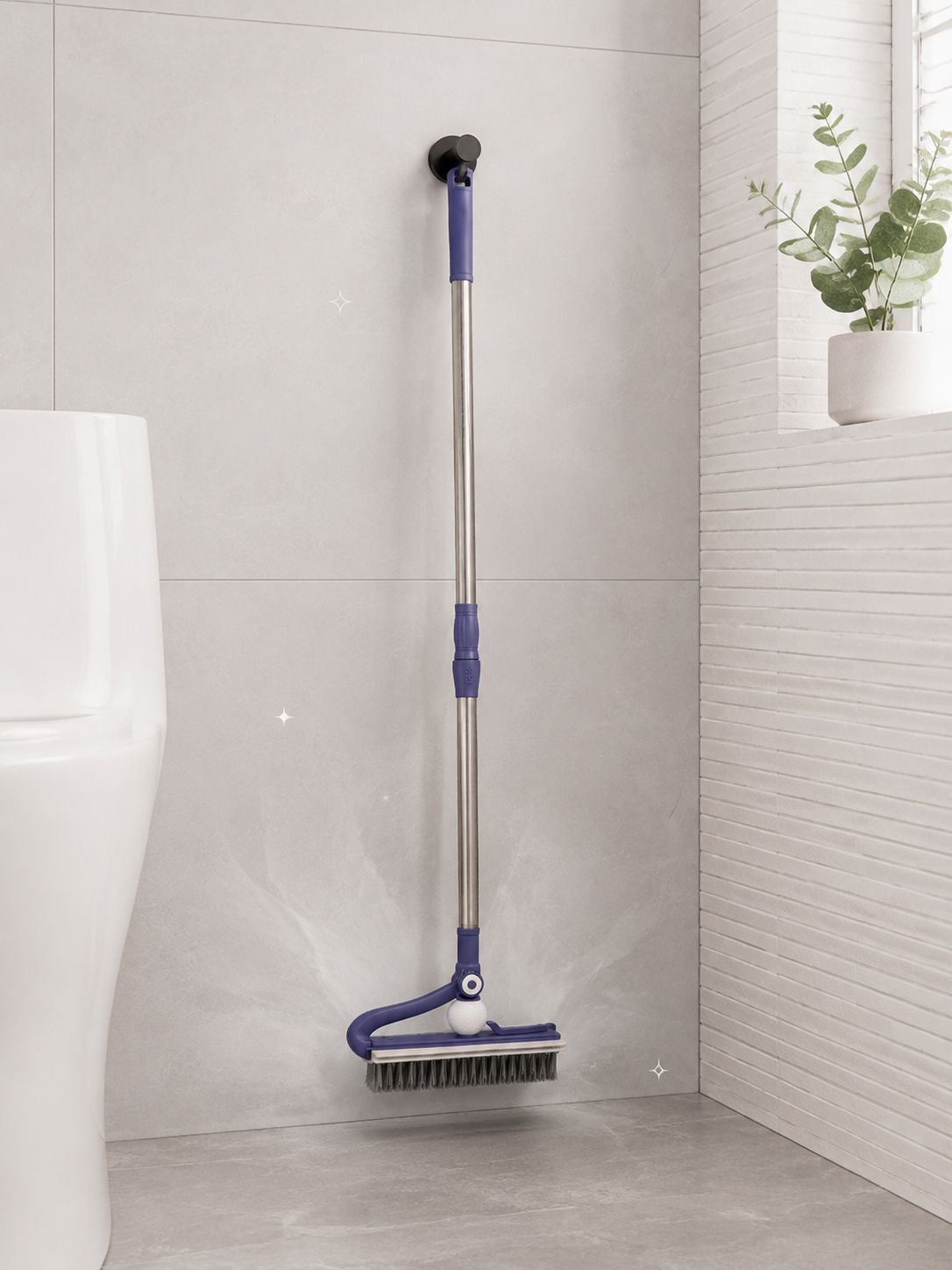 Long-lasting multifunctional brush for home cleaning