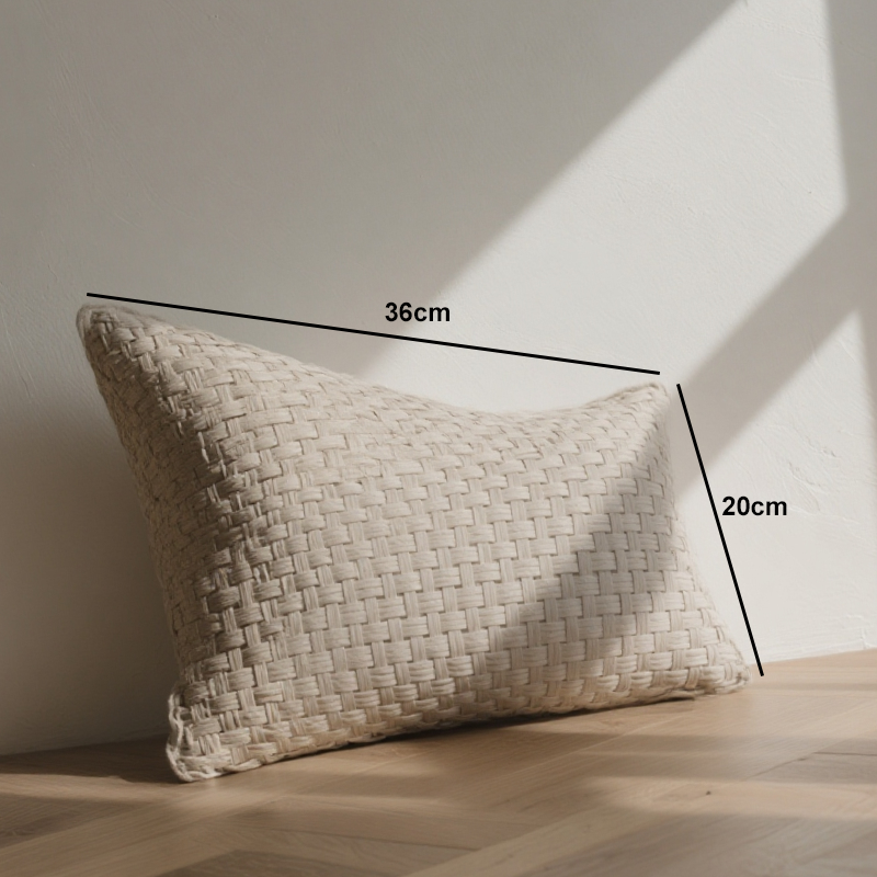 라탄 베개의 통기성 강조 이미지