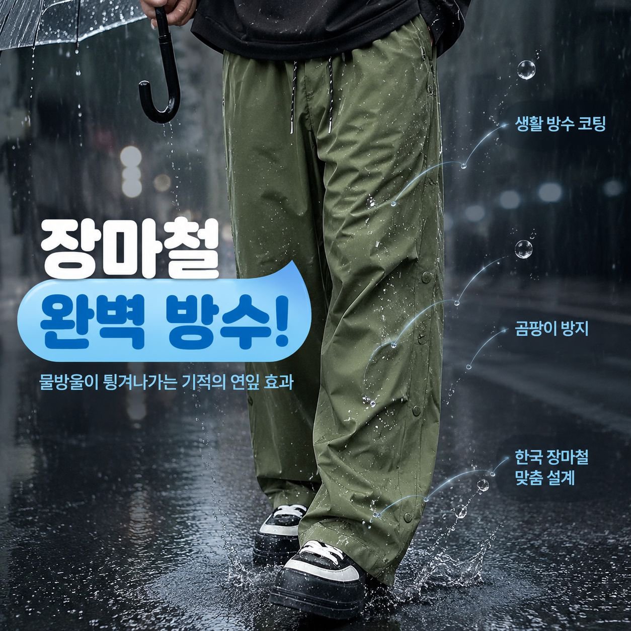 군녹색 남성용 여름 아웃도어 아이스 메쉬 카고 팬츠