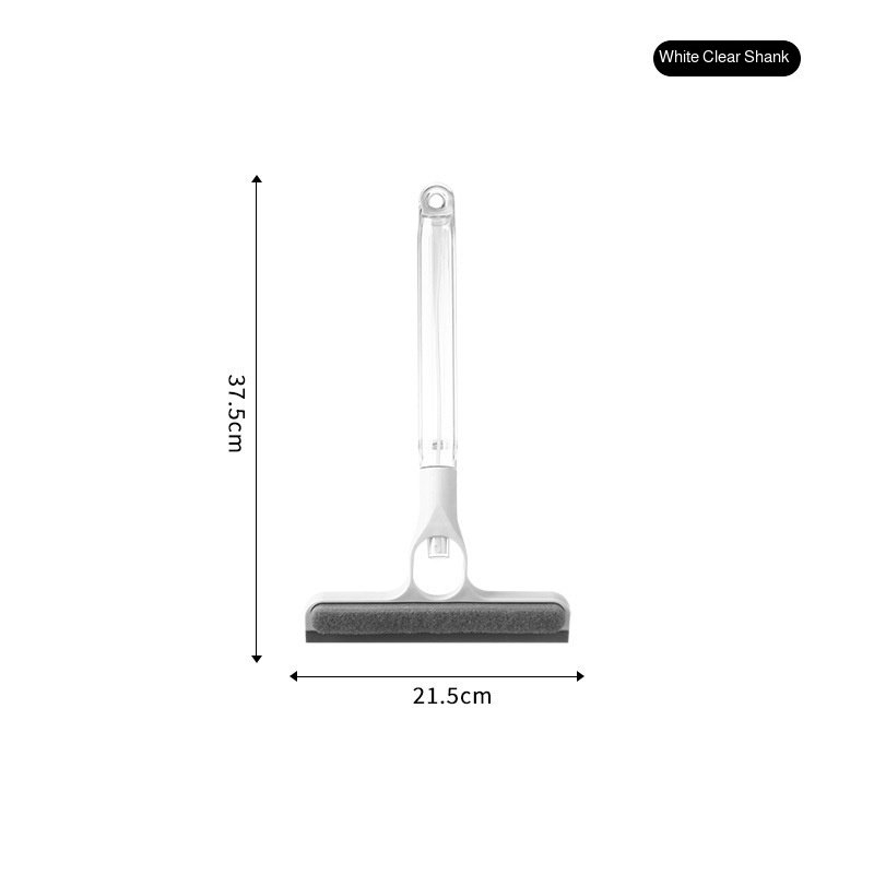 Nettoyeur de vitres double face avec pulvérisateur et raclette allongée