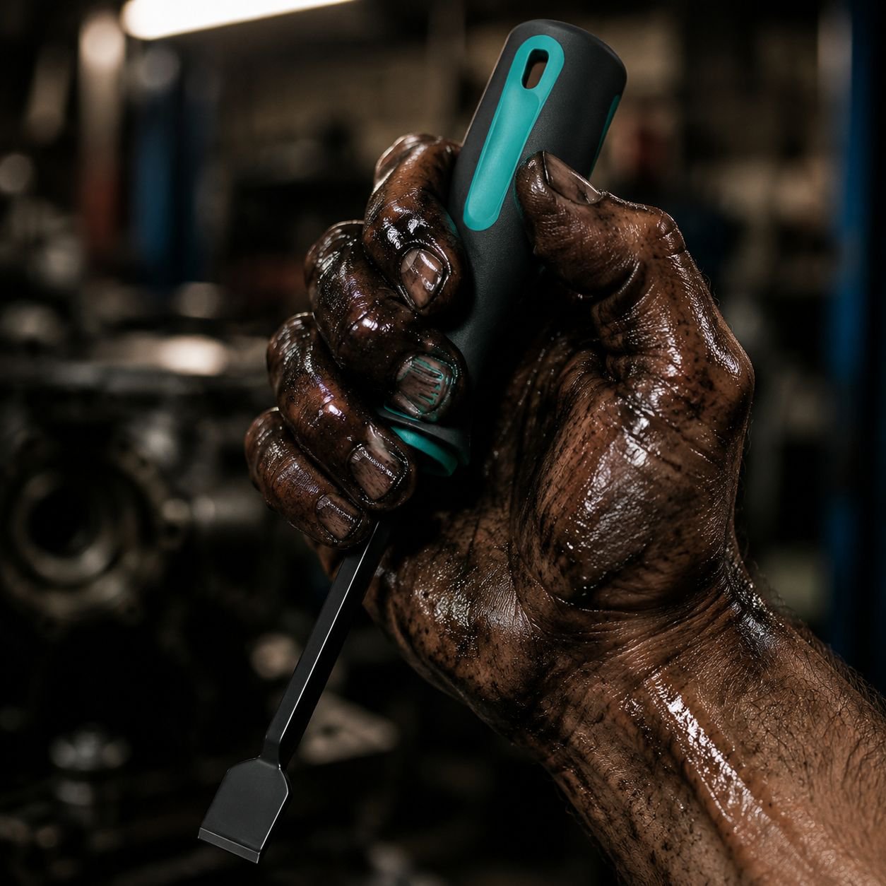 Ölschaber für die Autoreparatur, verstärkt und aus Chrom-Vanadium-Stahl